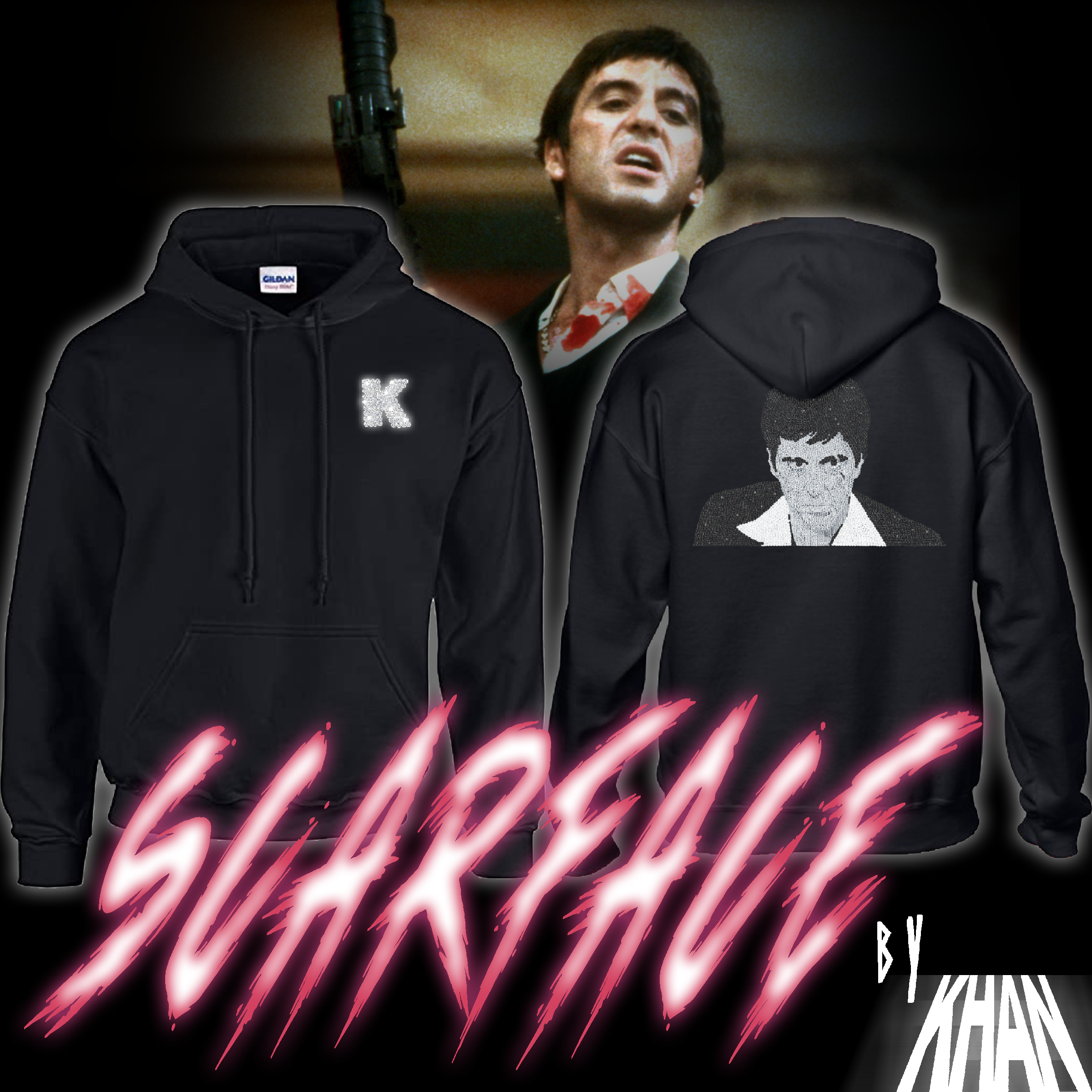 Scarface Hoodie Poster